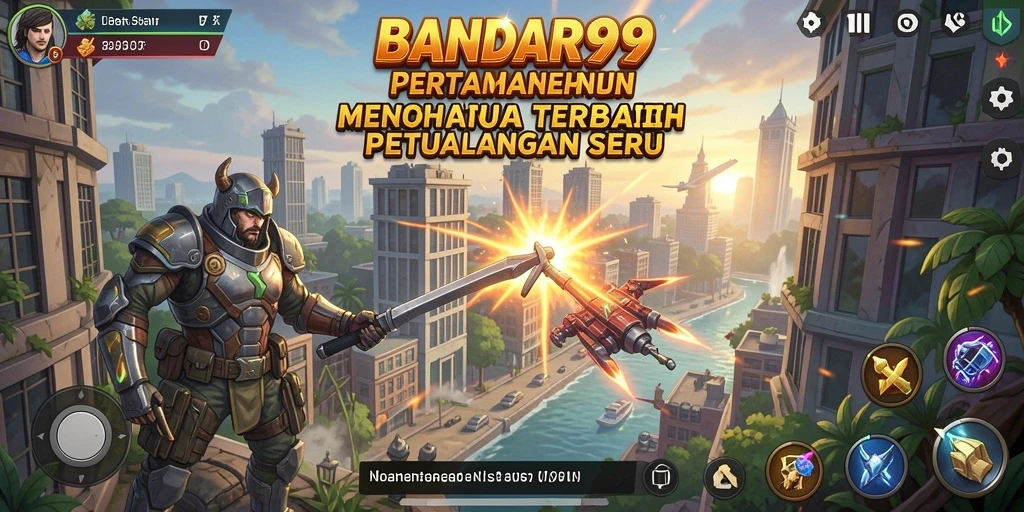 Gameplay BANDAR99 yang seru dalam mode Tower Defense.