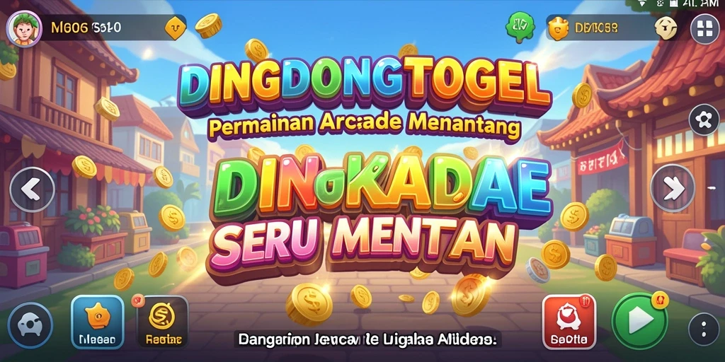 Tangkapan layar menunjukkan gameplay seru DINGDONGTOGEL.