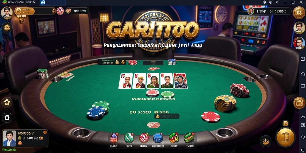 Tangkapan layar GARITOTO menampilkan gameplay menarik dalam permainan Poker.