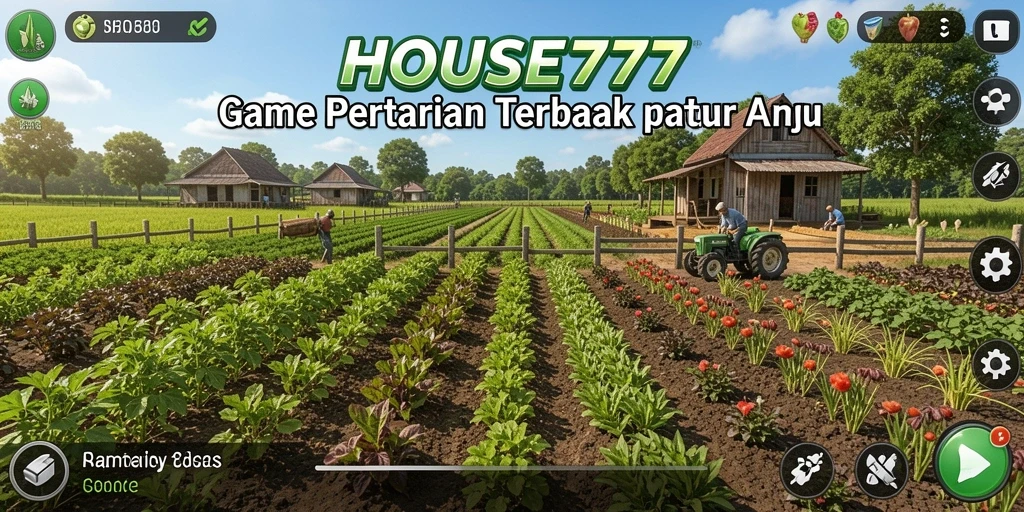Gameplay menarik dari HOUSE777 dengan aktivitas bertani yang seru.