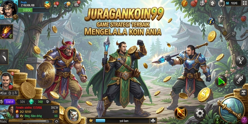 Tampilan gameplay menarik dari JURAGANKOIN99 yang penuh strategi.