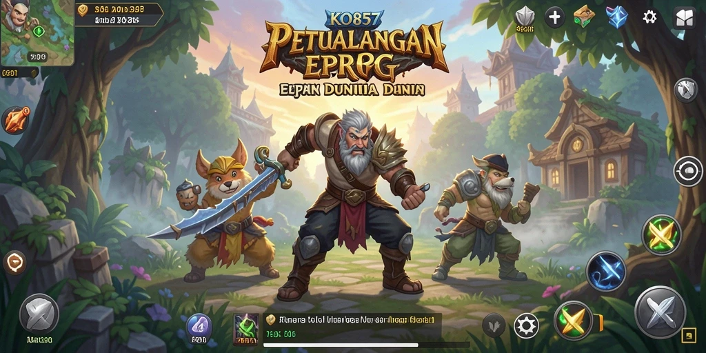 Tangkapan layar gameplay KO857 menampilkan aksi pertempuran yang mendebarkan.