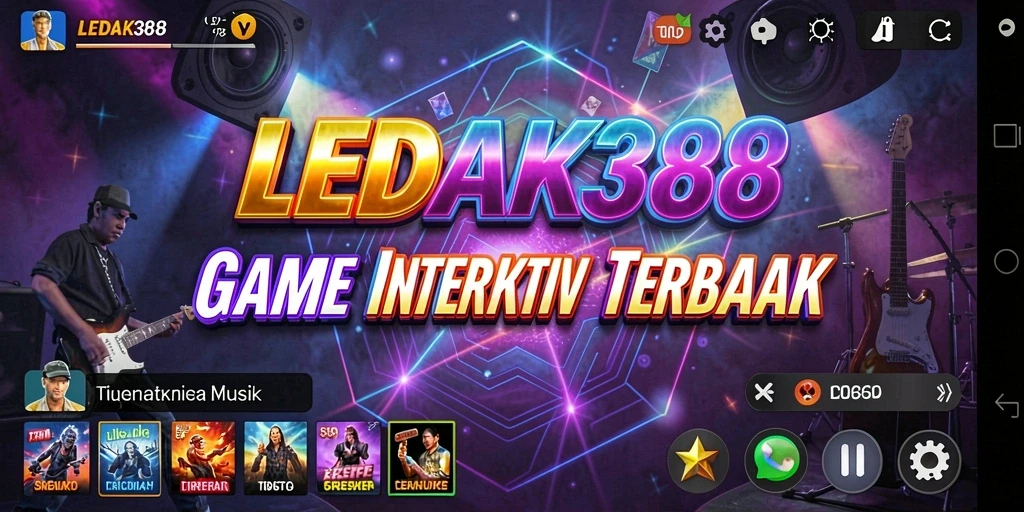 Tampilan gameplay LEDAK388 yang penuh warna dan interaktif.