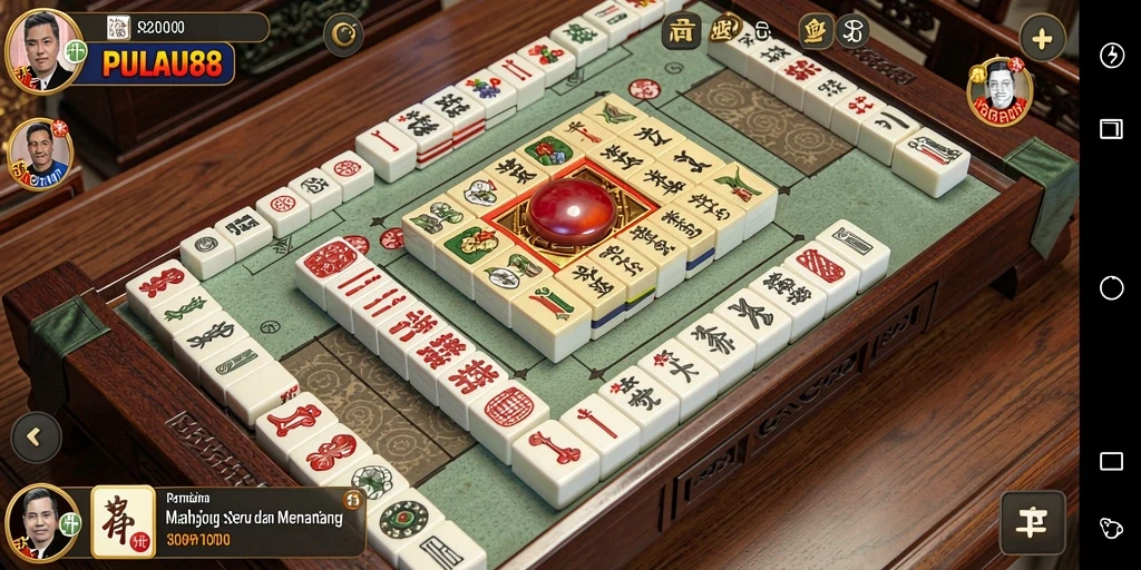 Screenshot utama PULAU88 menampilkan gameplay Mahjong yang menarik dan seru.