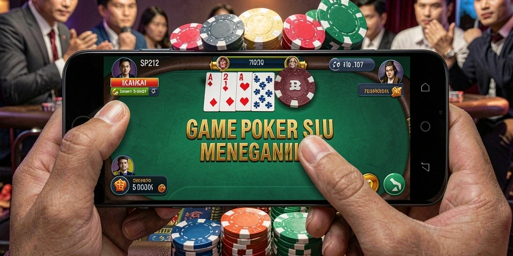Screenshot gameplay SP212 dengan pengalaman poker yang seru.