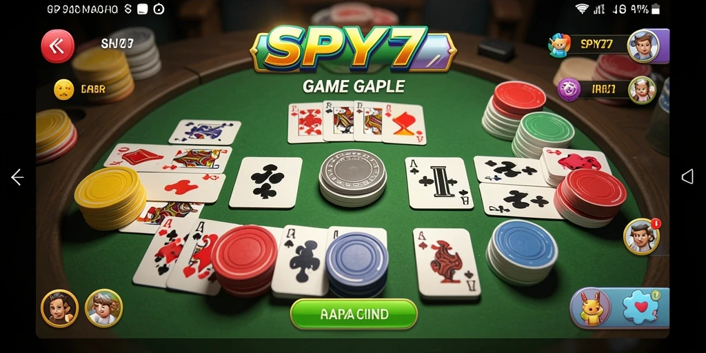 Screenshot utama SPY77 menunjukkan aksi seru permainan Gaple.